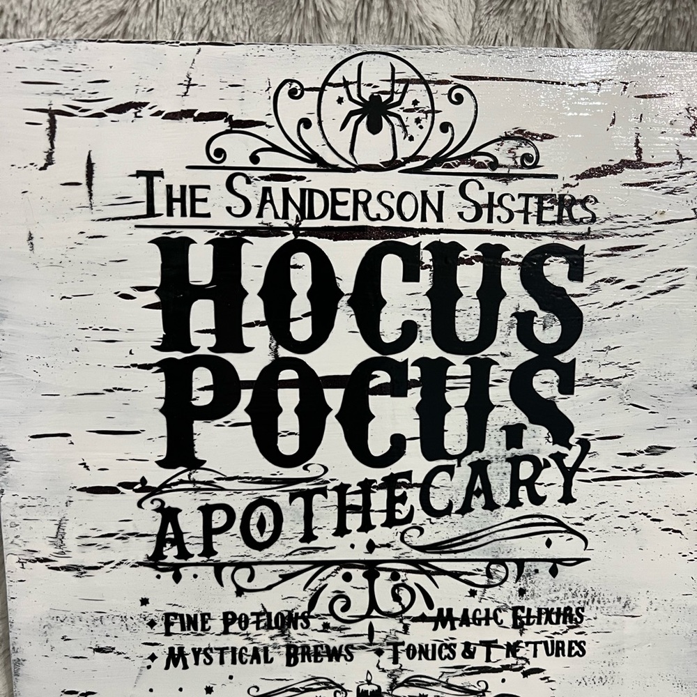 Hocus Pocus Apothecary Sign